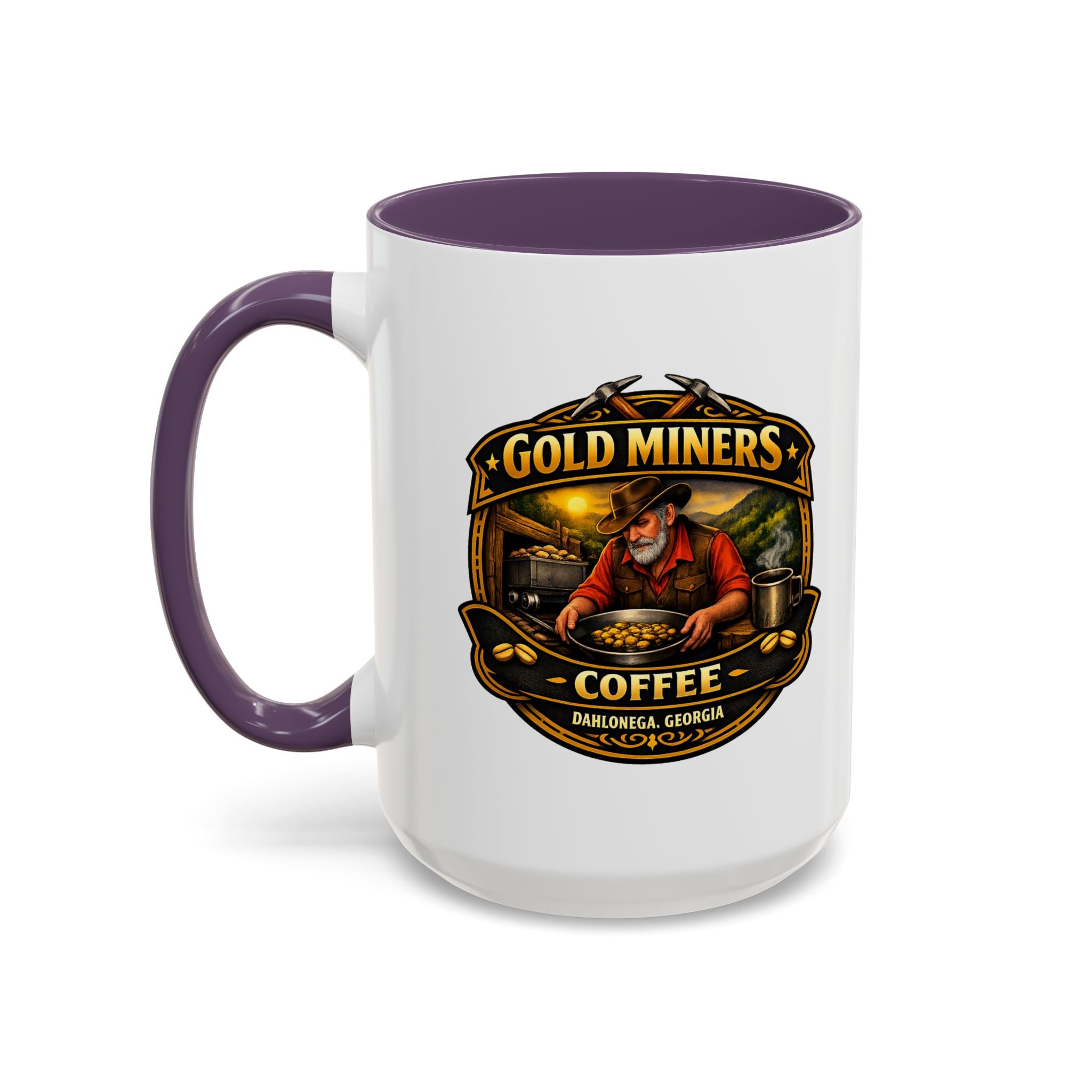 Gold Miners Coffee Accent Coffee Mug — Exclusive Dahlonega Souvenir