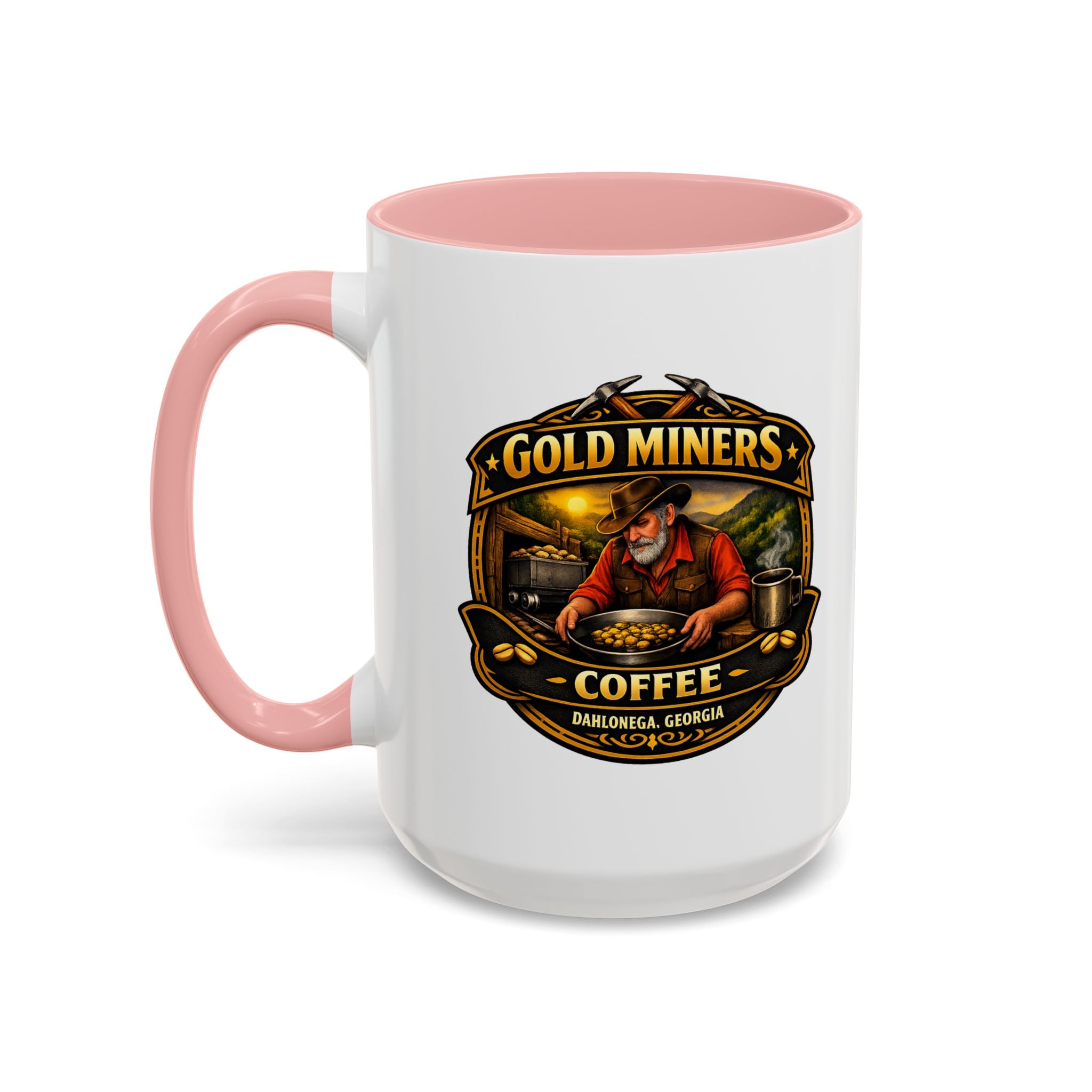 Gold Miners Coffee Accent Coffee Mug — Exclusive Dahlonega Souvenir