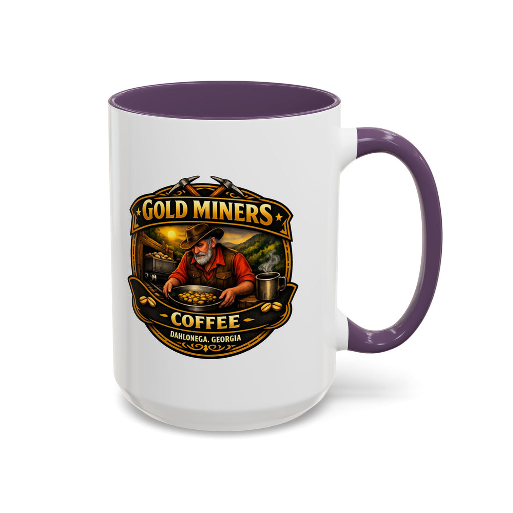 Gold Miners Coffee Accent Coffee Mug — Exclusive Dahlonega Souvenir