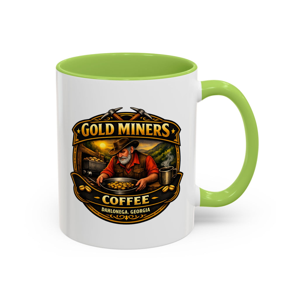 Gold Miners Coffee Accent Coffee Mug — Exclusive Dahlonega Souvenir