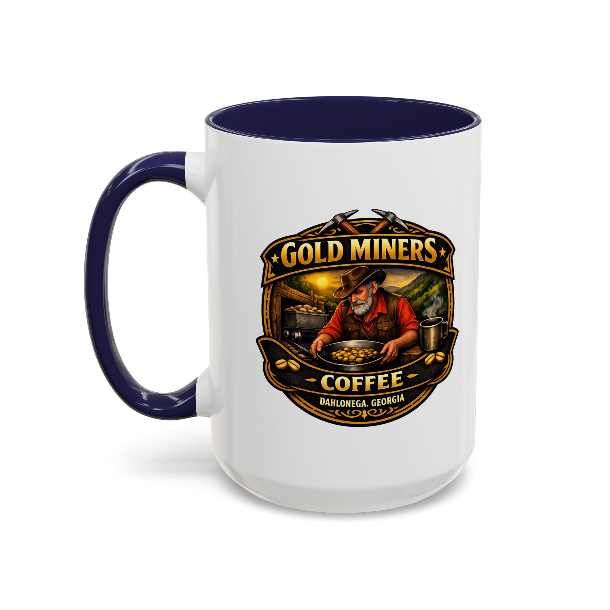 Gold Miners Coffee Accent Coffee Mug — Exclusive Dahlonega Souvenir