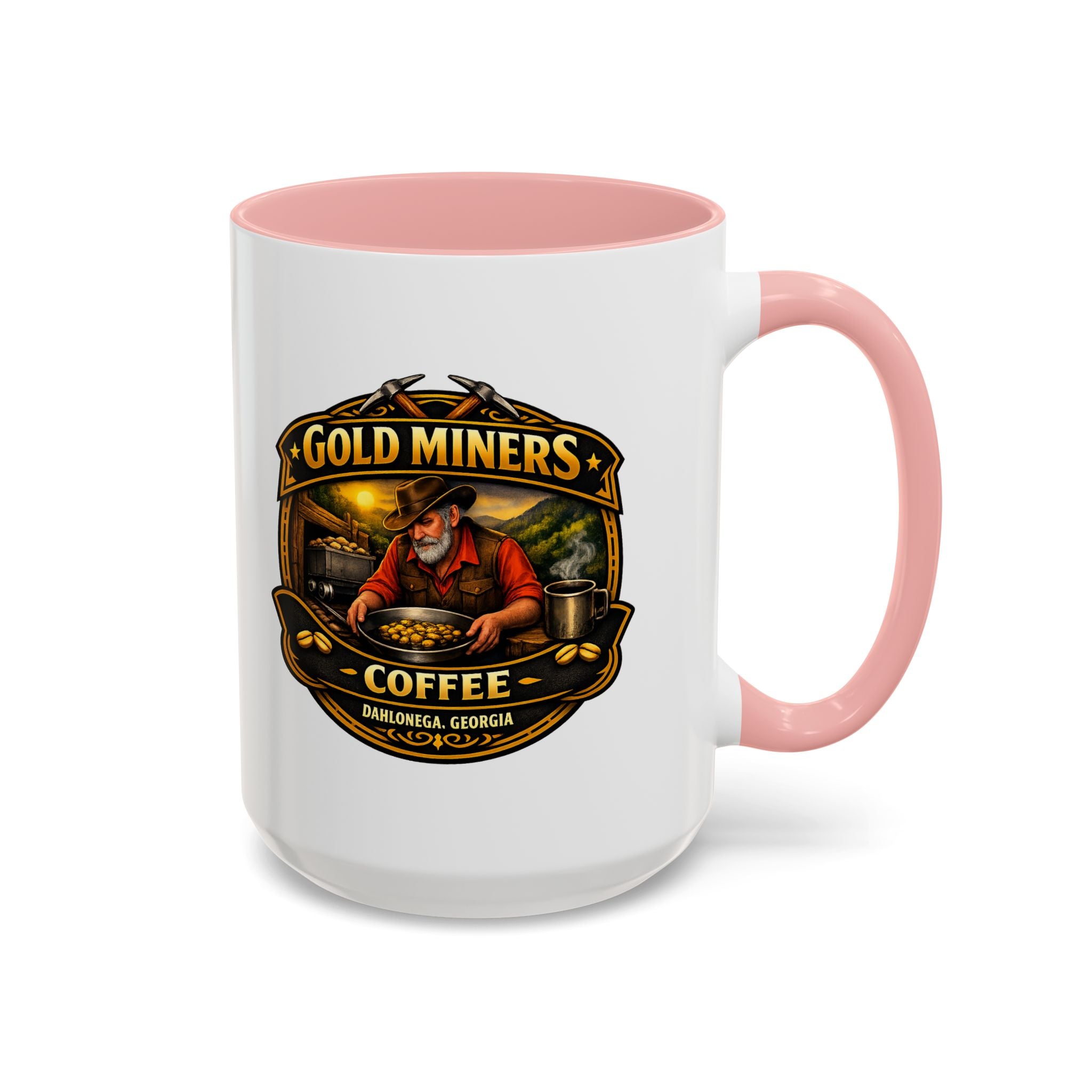 Gold Miners Coffee Accent Coffee Mug — Exclusive Dahlonega Souvenir