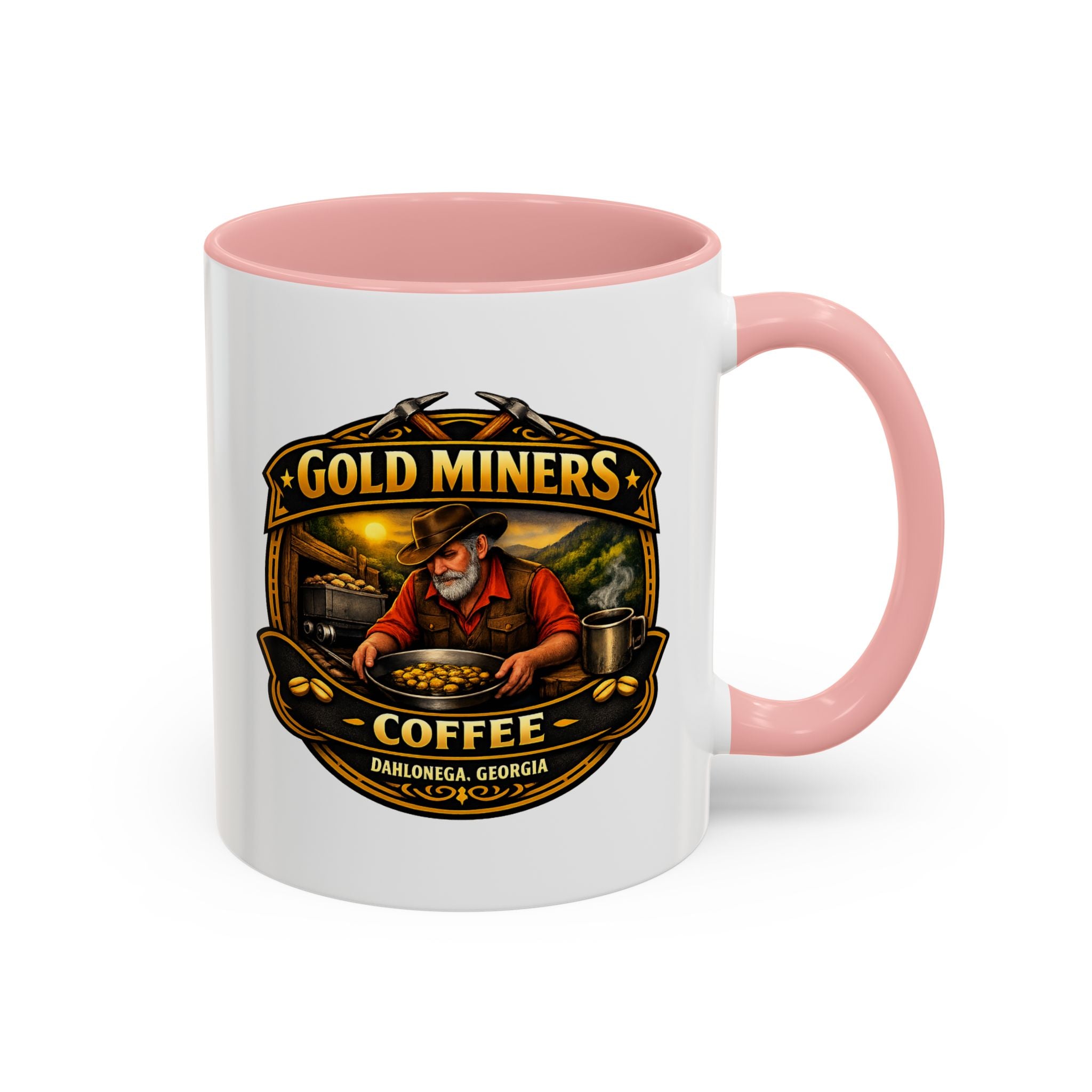 Gold Miners Coffee Accent Coffee Mug — Exclusive Dahlonega Souvenir