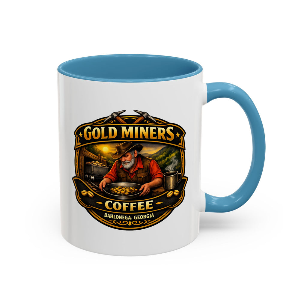 Gold Miners Coffee Accent Coffee Mug — Exclusive Dahlonega Souvenir