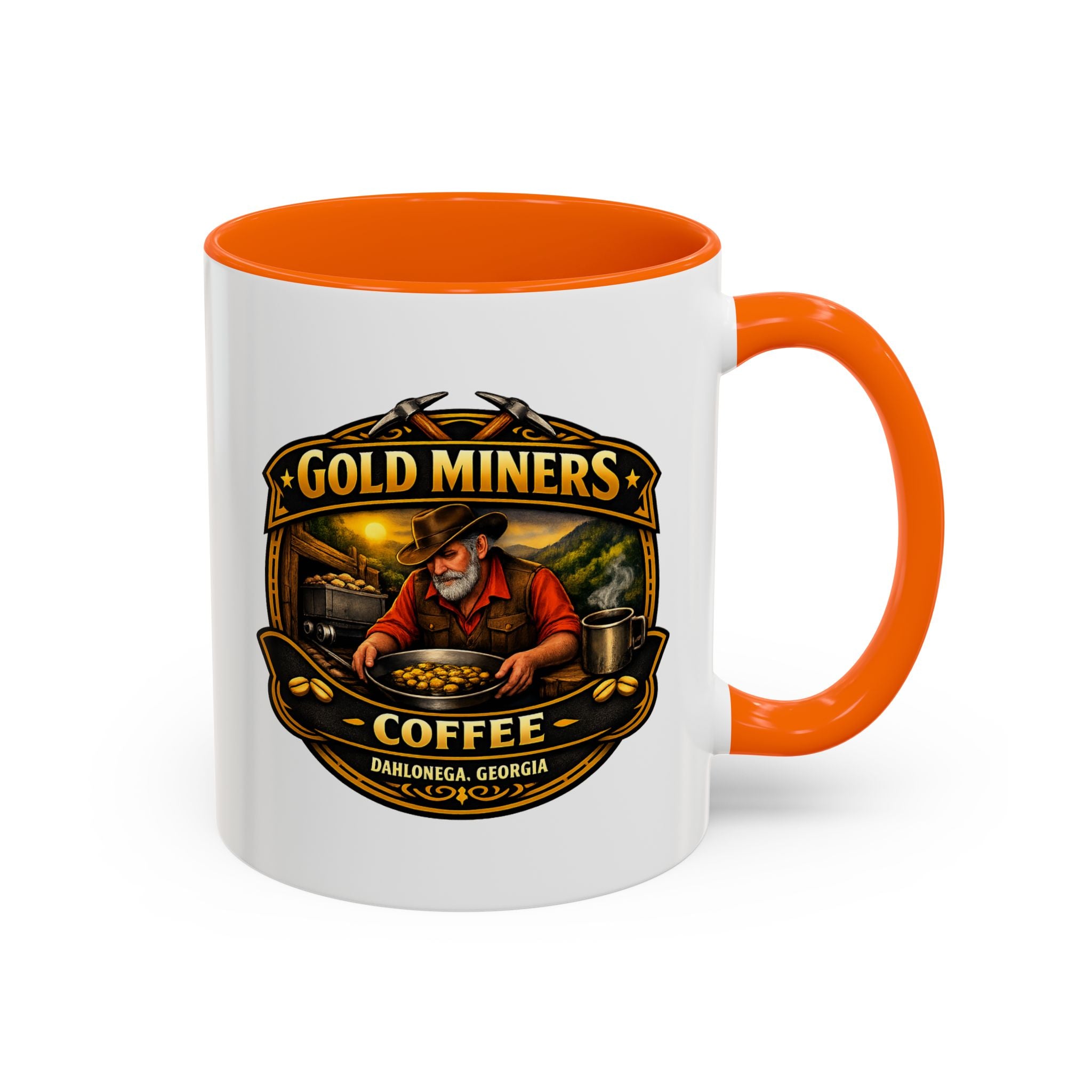 Gold Miners Coffee Accent Coffee Mug — Exclusive Dahlonega Souvenir
