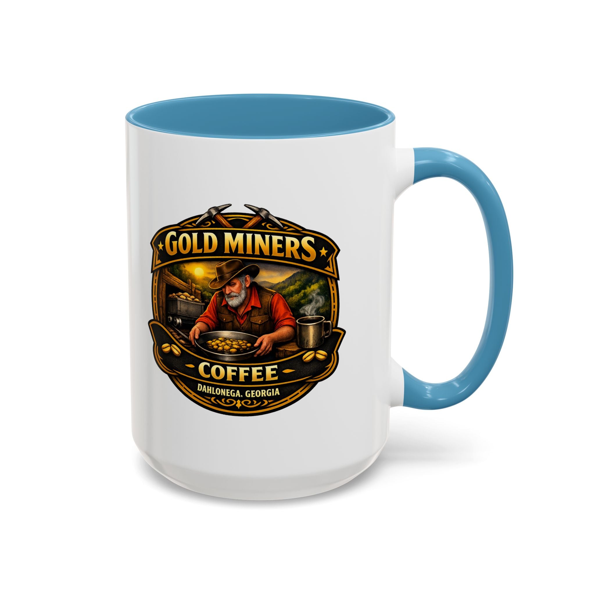 Gold Miners Coffee Accent Coffee Mug — Exclusive Dahlonega Souvenir
