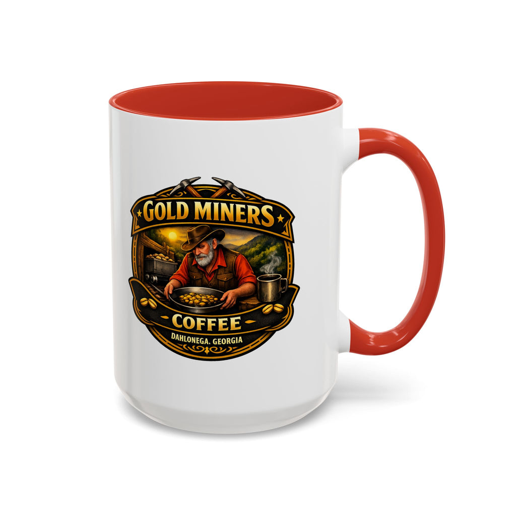 Gold Miners Coffee Accent Coffee Mug — Exclusive Dahlonega Souvenir