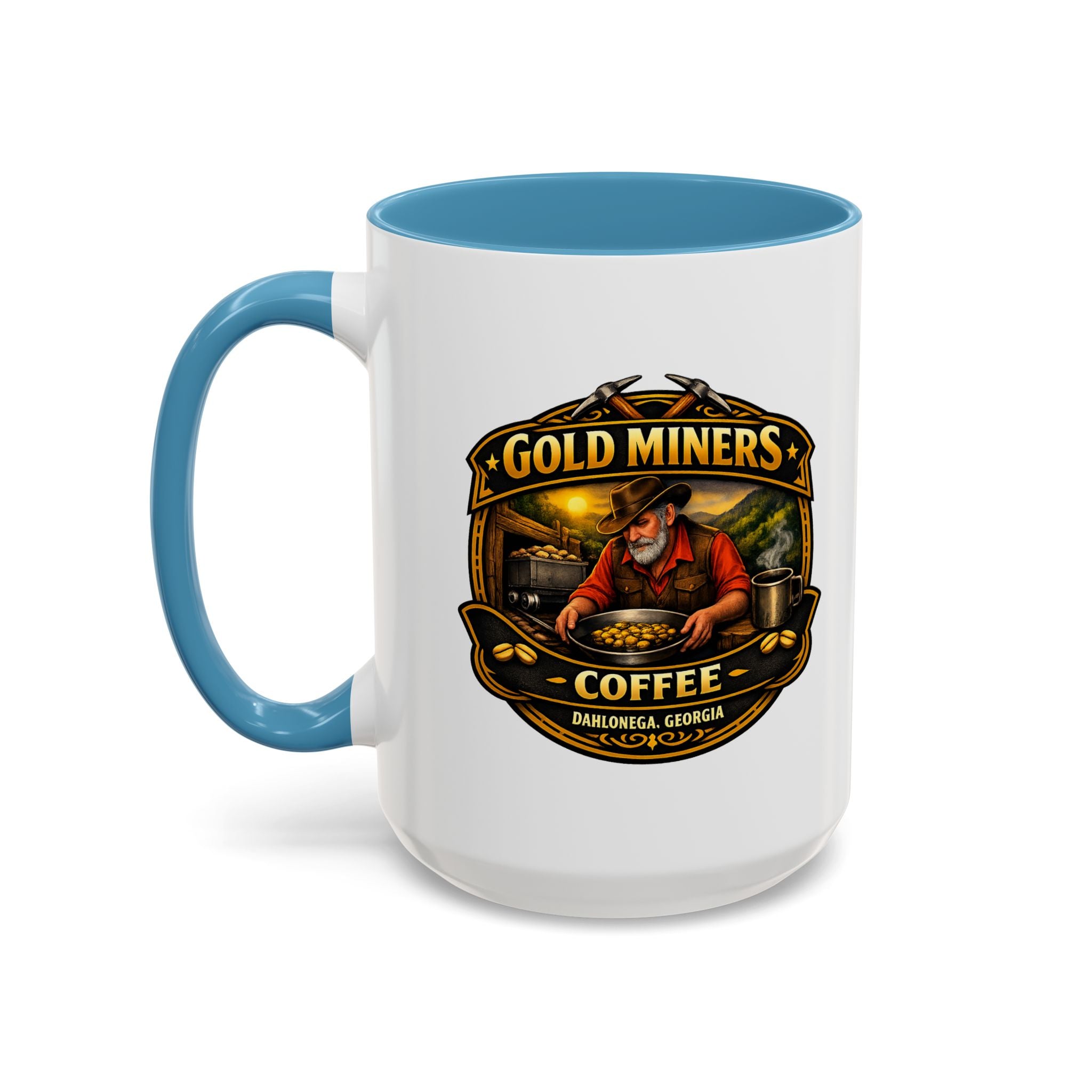 Gold Miners Coffee Accent Coffee Mug — Exclusive Dahlonega Souvenir