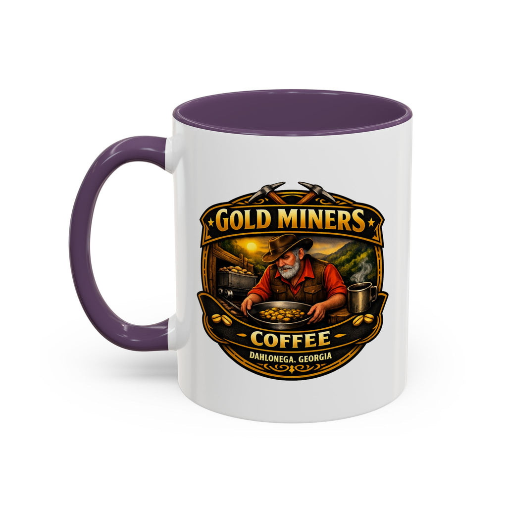 Gold Miners Coffee Accent Coffee Mug — Exclusive Dahlonega Souvenir